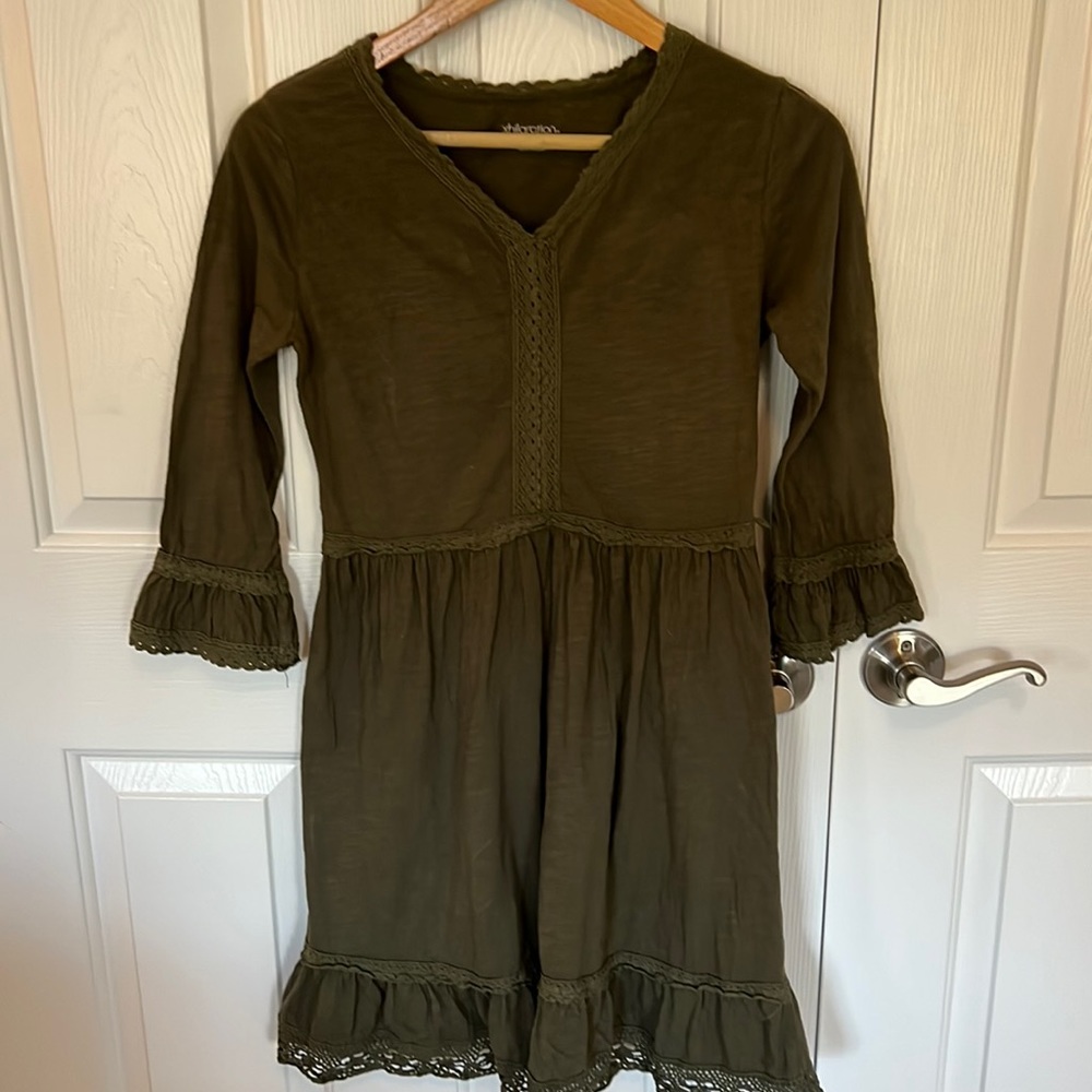 Girl dress by Xhilaration. XL 16. Green.